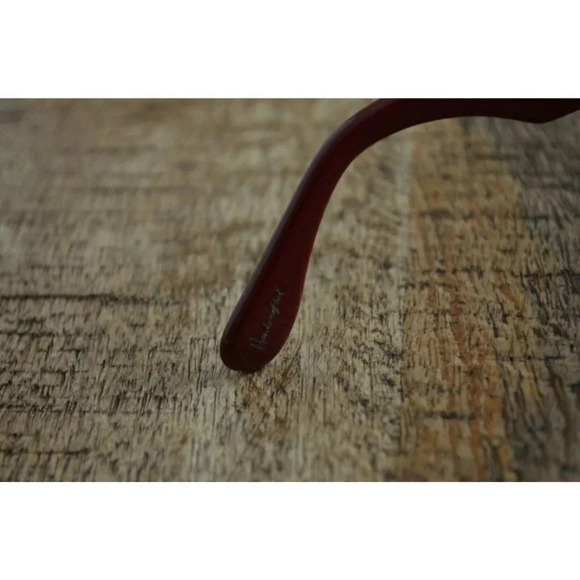 Sunday Somewhere Little God Sunglasses 033-BUR Unisex Burgundy Gold Trum - Picture 9 of 12